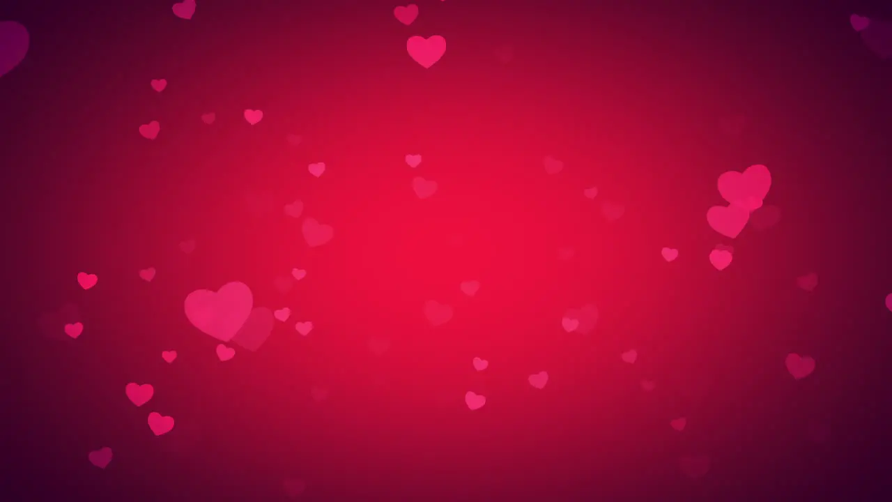 Valentines day shiny background Animation romantic heart 57