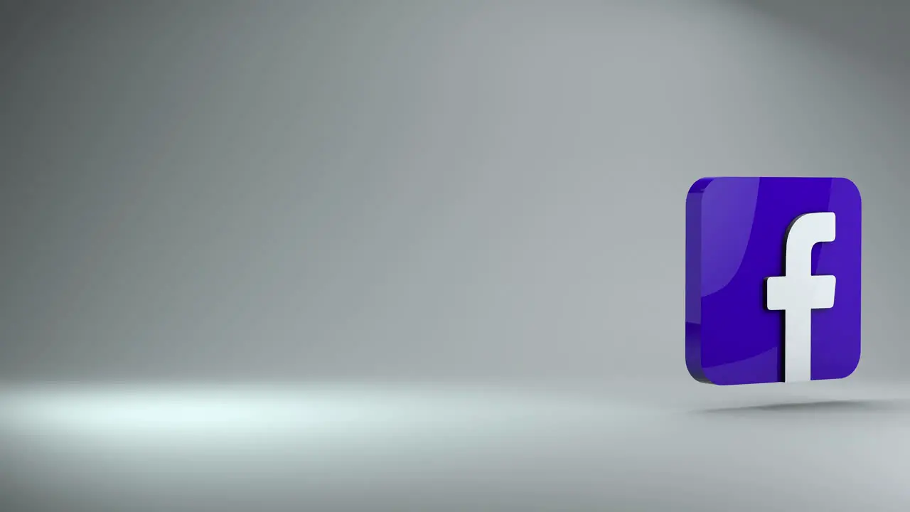 Facebook 3d logo