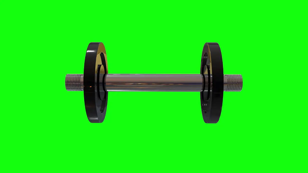 8 animations weight barbell dumbbell green screen