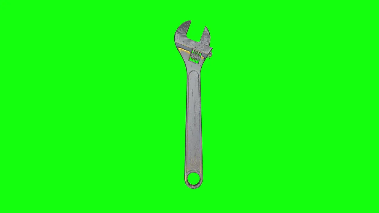 8 animations spanner wrench green screen