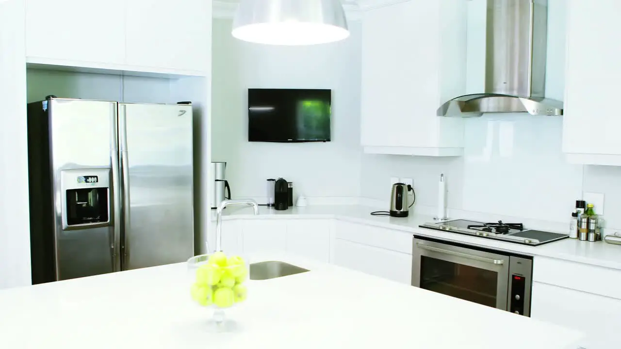 Interior of modern kitchen 4k