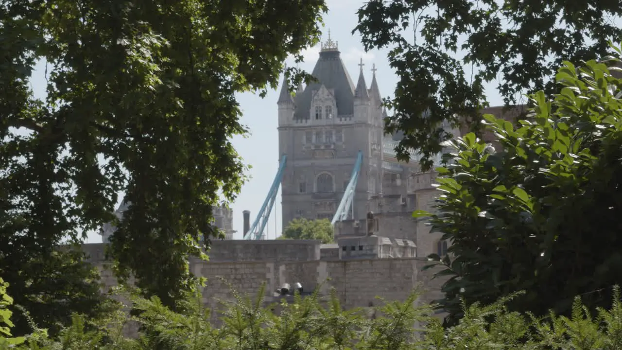 Exterior Of The Tower Of London England UK With Tower Bridge Behind 1