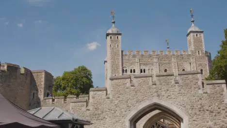 Exterior Of The Tower Of London England UK 8