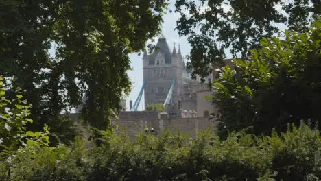 Exterior Of The Tower Of London England UK With Tower Bridge Behind