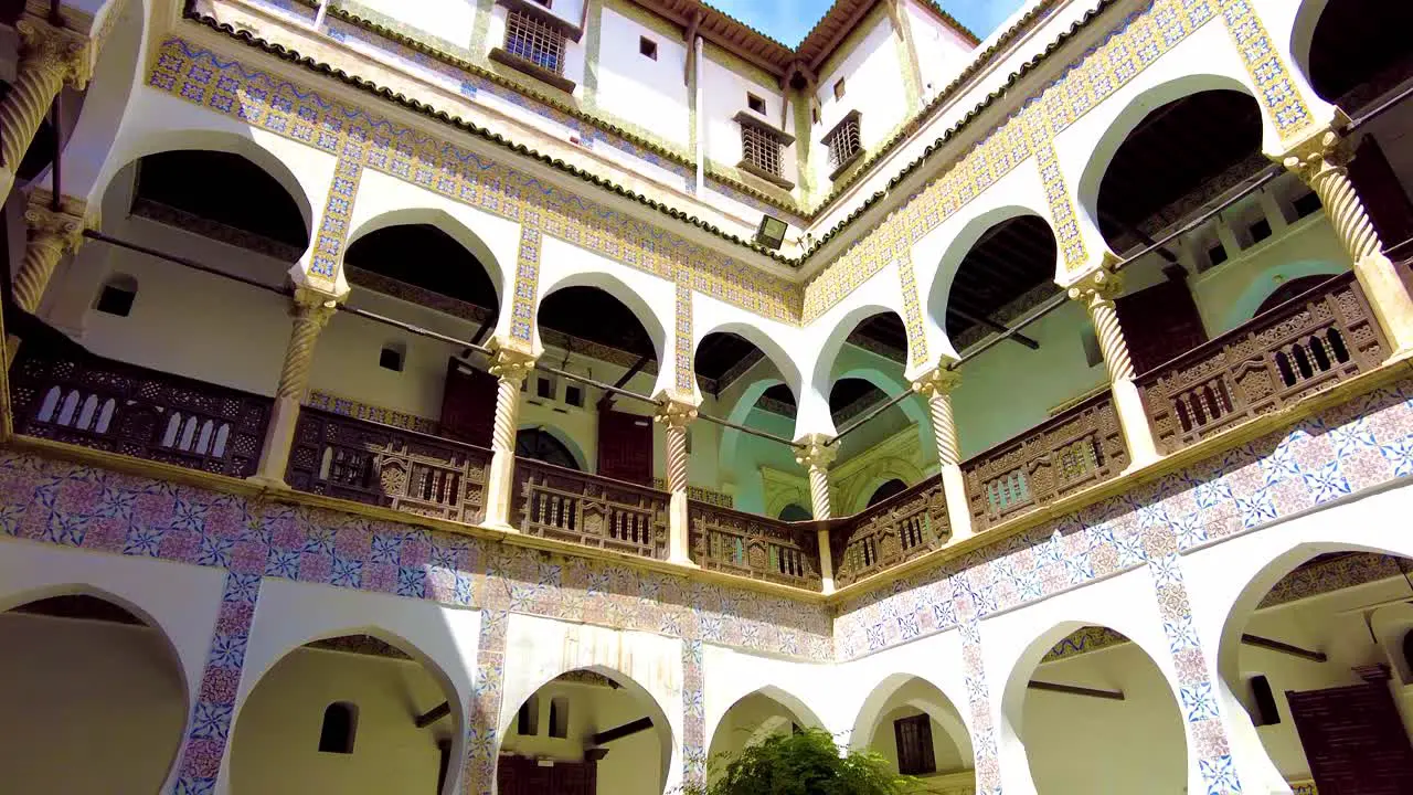 the arcades of the palace of the dey of algiers