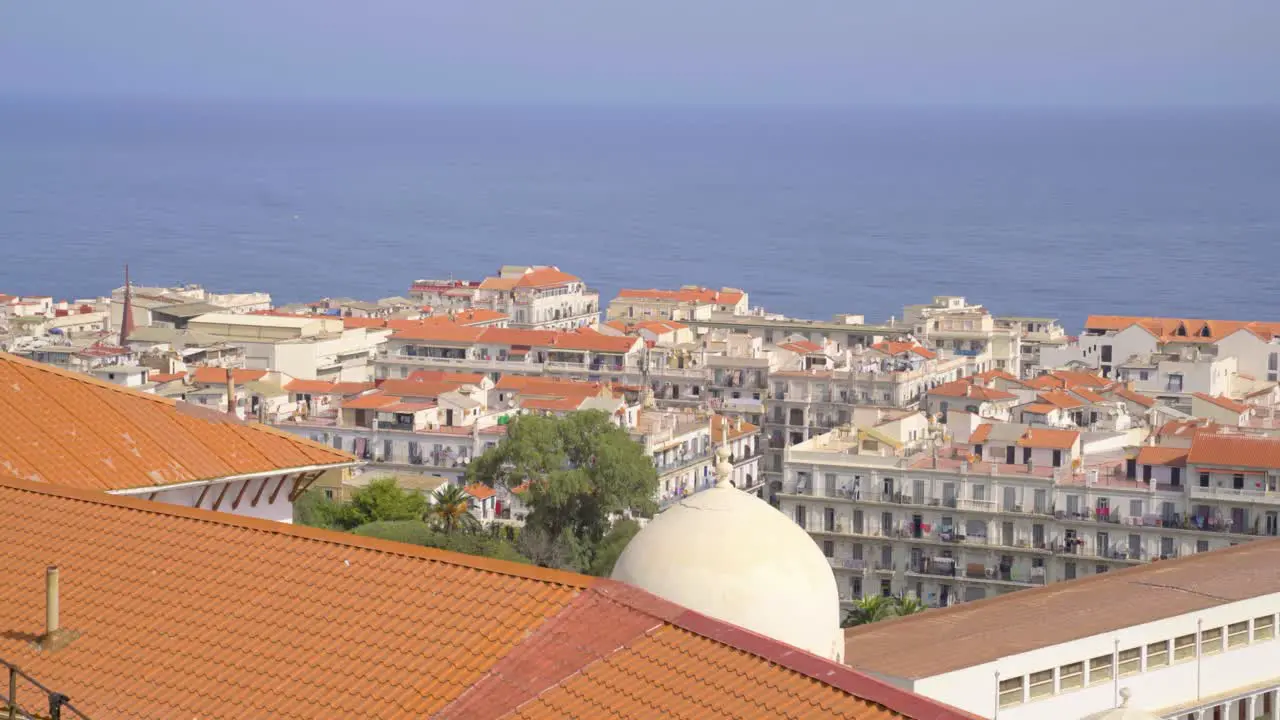 a plan from above of the city of algiers