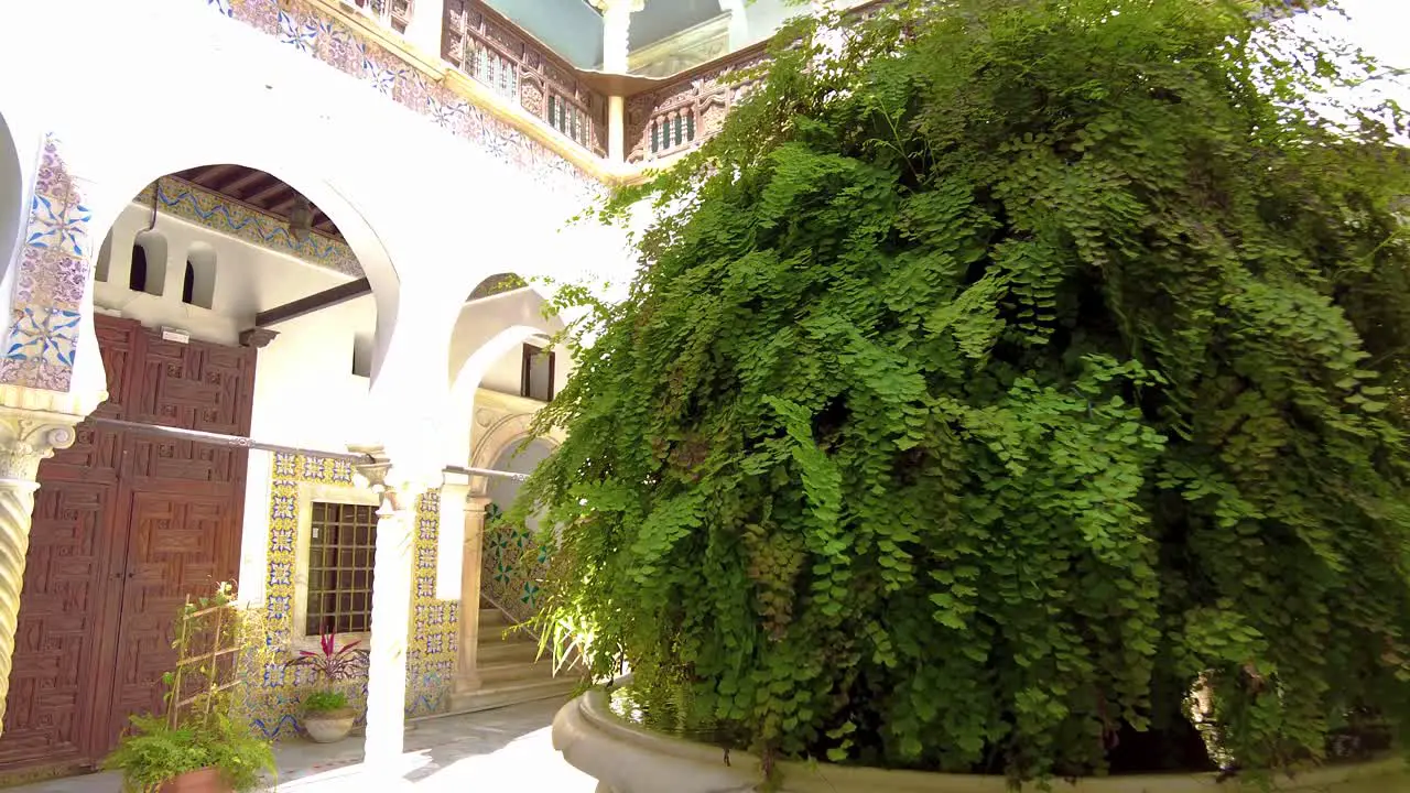 fountain in the middle of the palace of the dey of algiers