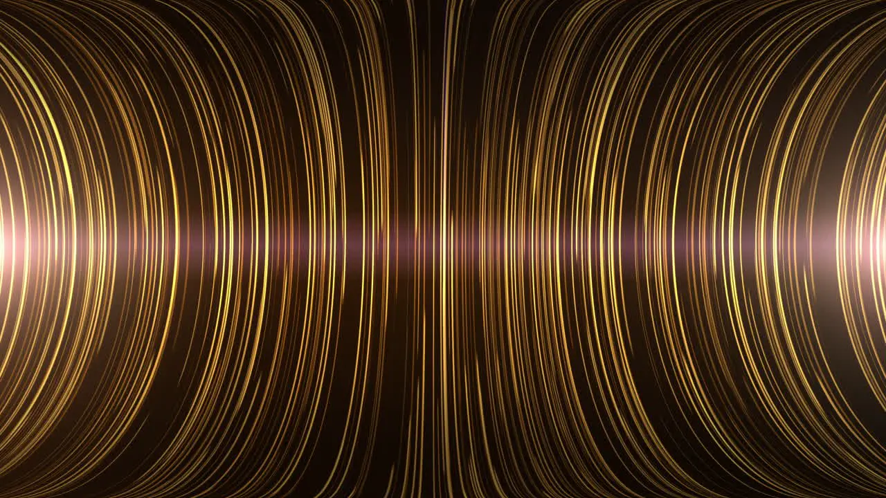 Abstract golden moving line streaks background luxury golden particle stripes elegance backdrop for VJ ceremony and stage show performance