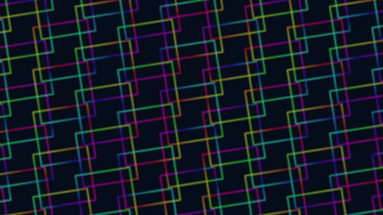 Flat cubes pattern in rows on black gradient