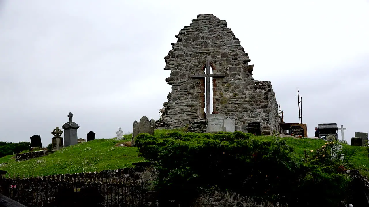 Northern Ireland Ruined Church And Cemetery