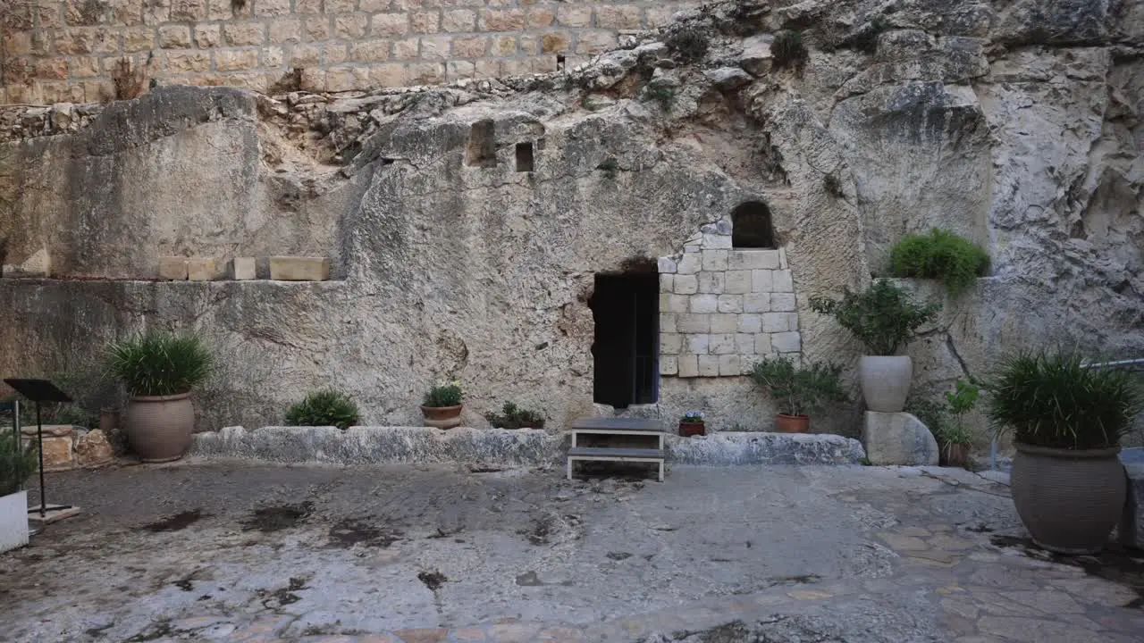 Empty Tomb Of Jesus in Jerusalem