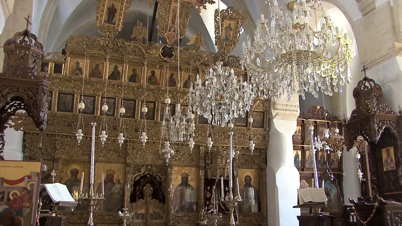 Cyprus Inside Omodos church