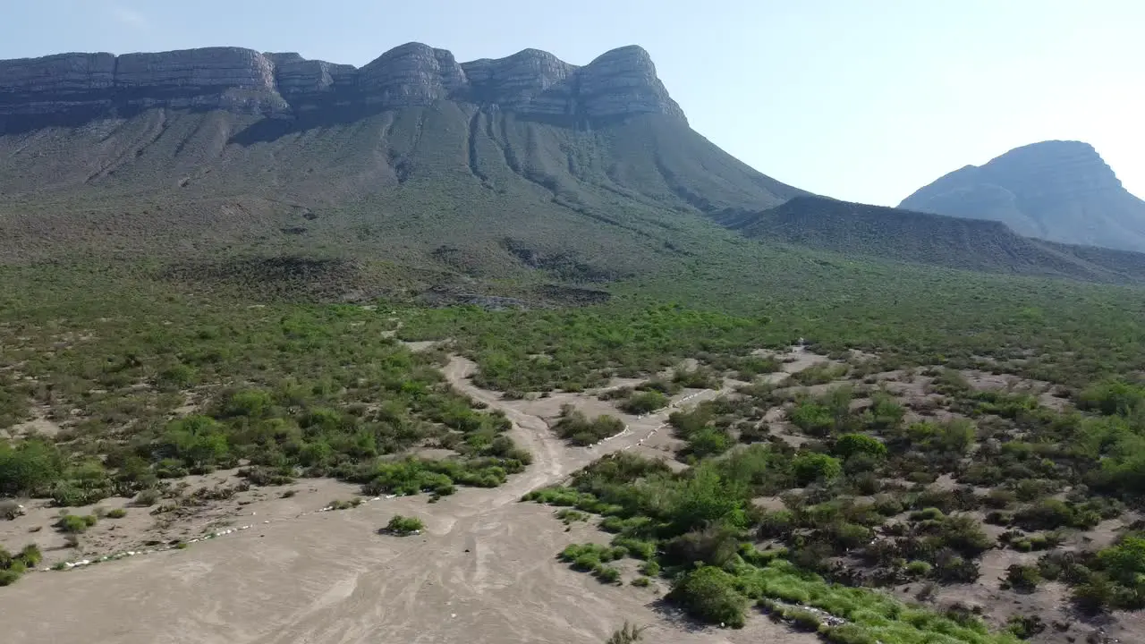 mountain view in the desert