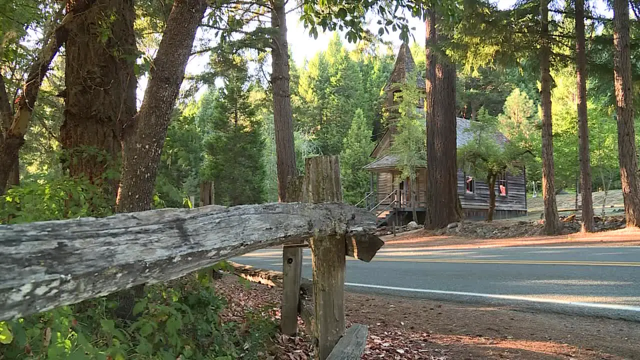 OLD FENCE NEAR AN OLD CHURCH