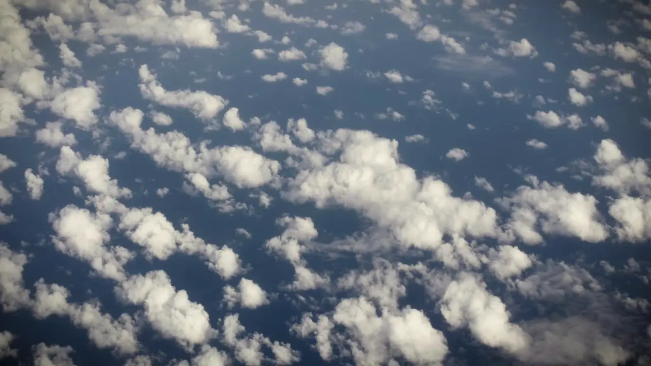 Aerial view of planet earth from spaceship or airplane window