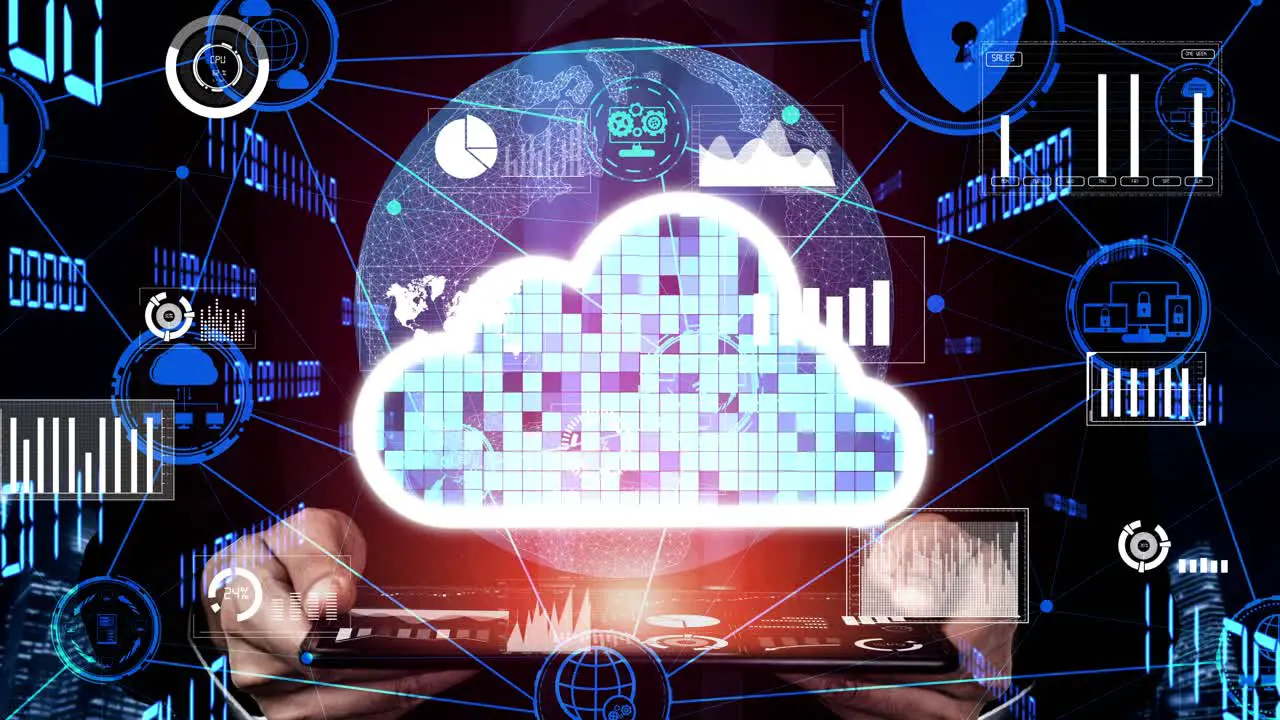 Conceptual cloud computing and data storage technology for future innovation