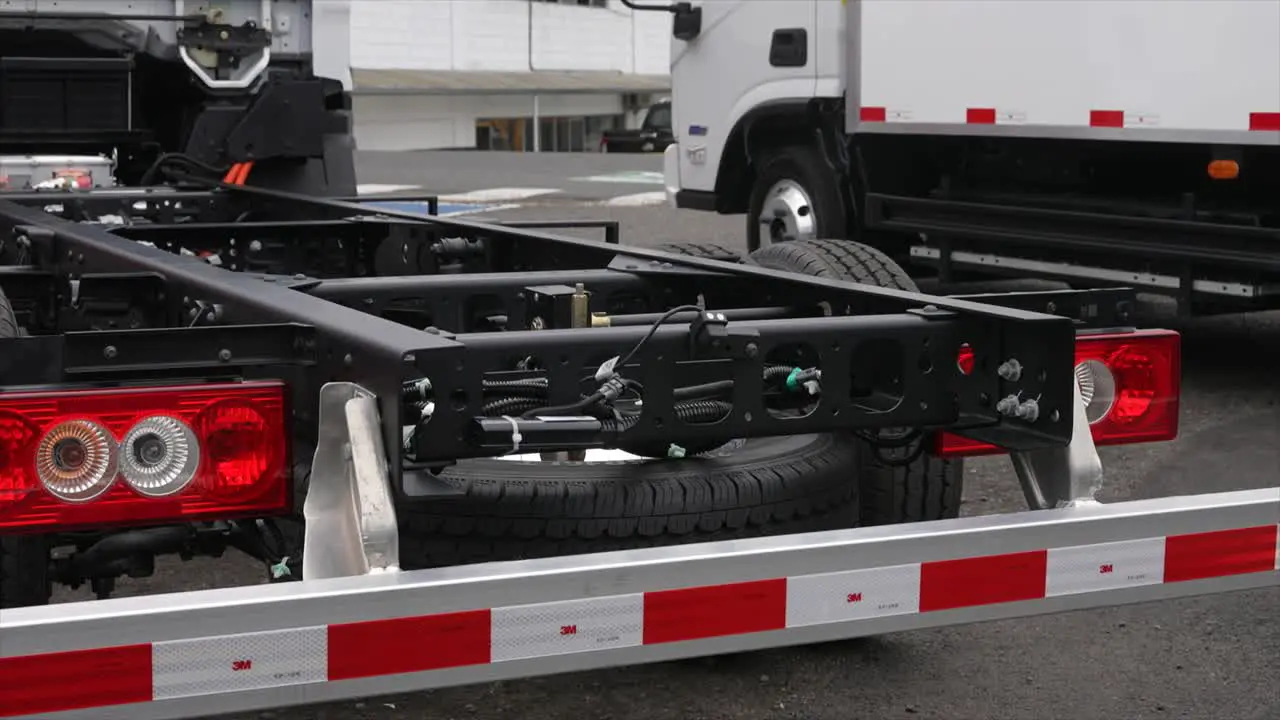 foton truck Foton EV chinese electric truck rear of electric truck