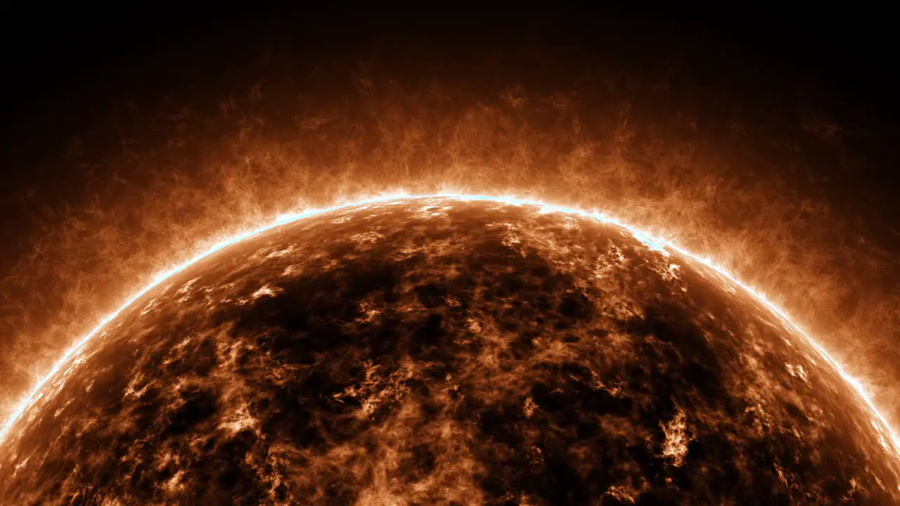 A close zooming shot of our closest star the sun