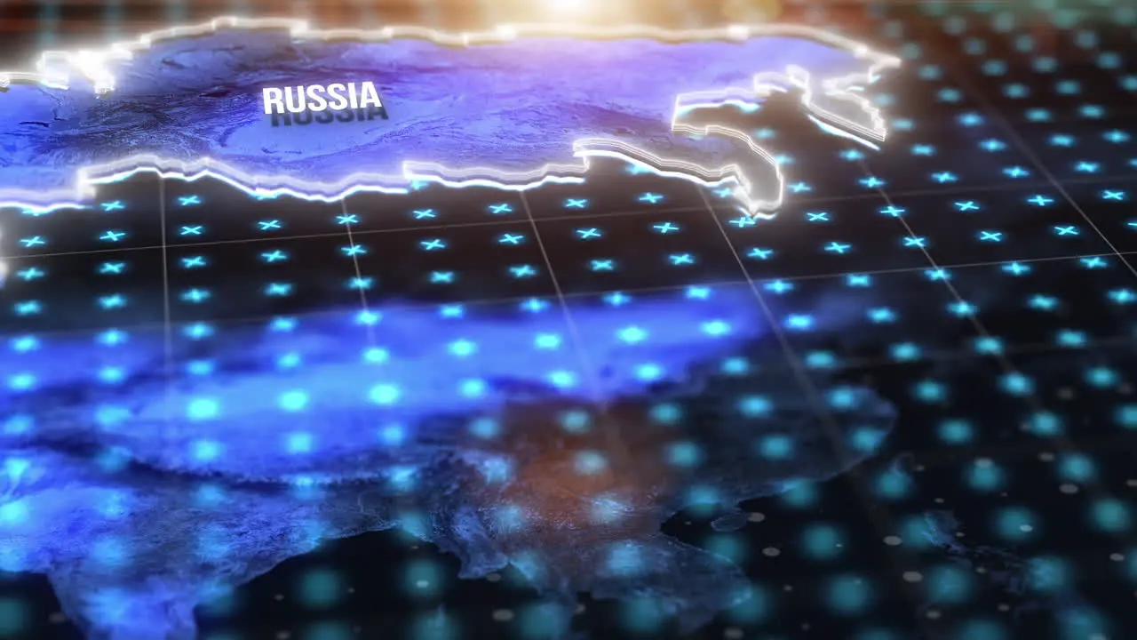 Cyberspace world and russia on an information