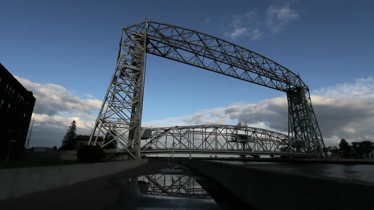 Duluth Aerial Life Bridge evening