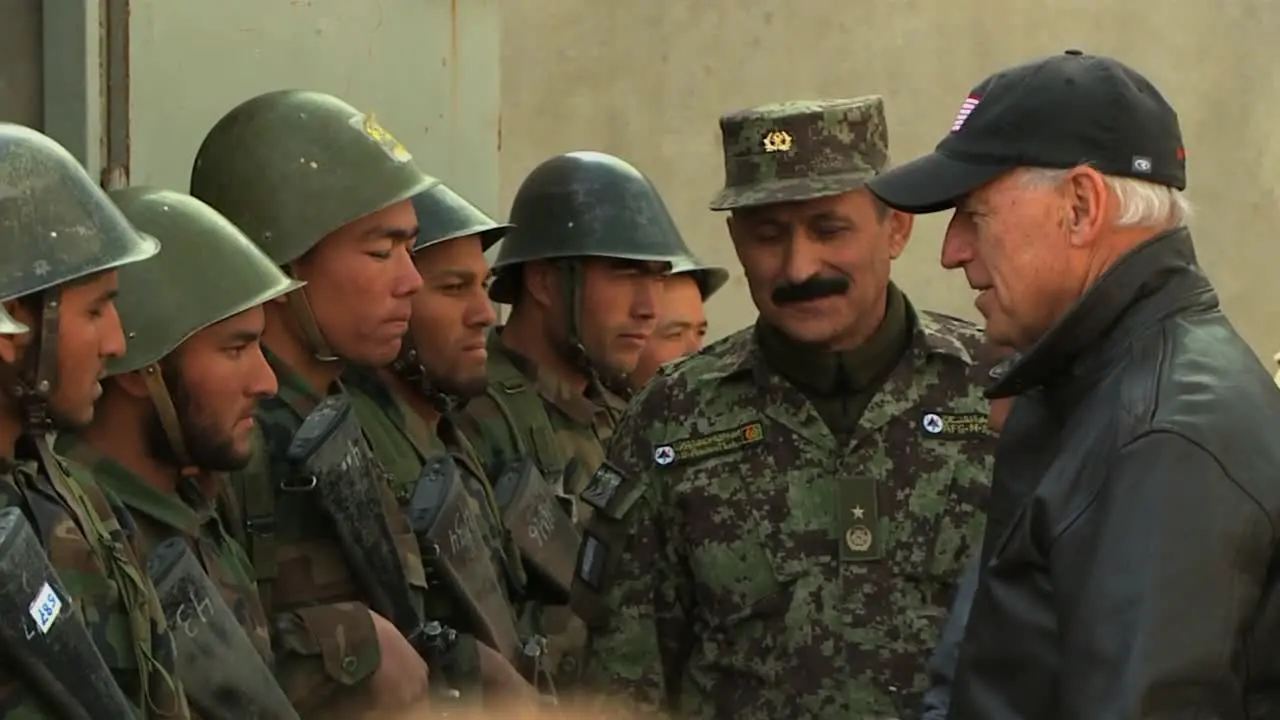 Us Vice President Joe Biden Visits Kabul Military Training Center War On Terror And Extremism Afganistan 1