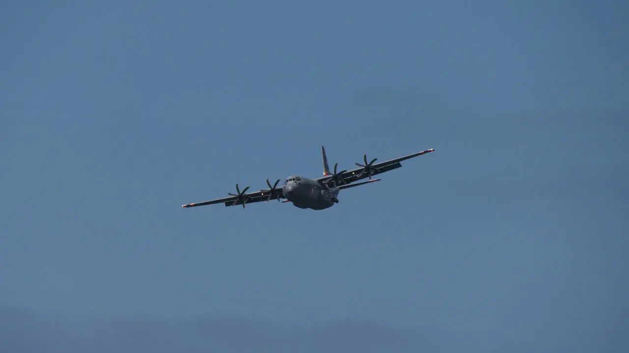 C130 Aircraft water drop demo