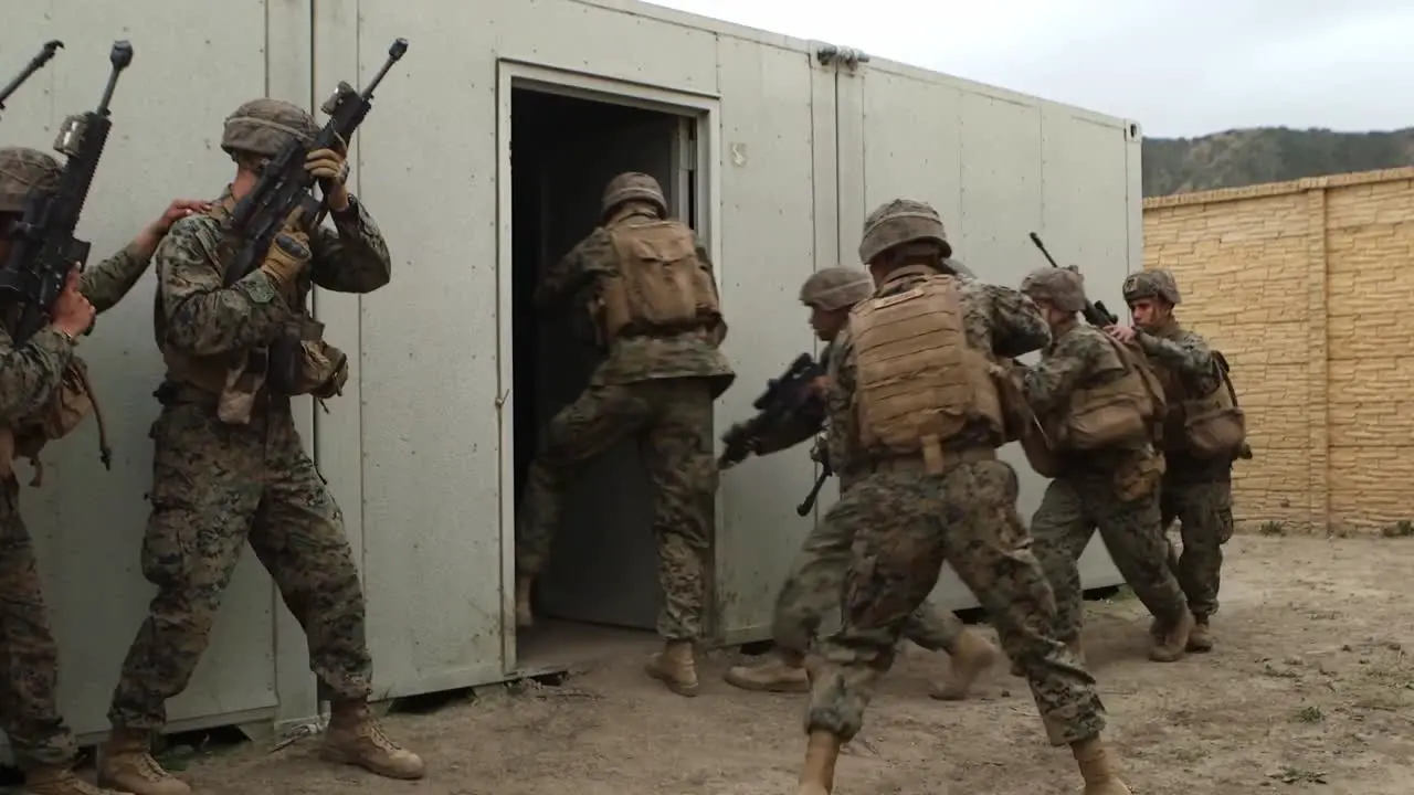 Us Marines Learn To Patrol And Clear Urban Environments Becoming Better Trained And Lethal Entry Level Soldiers