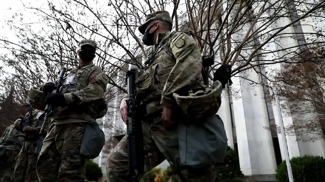 Utah National Guard Soldiers Provide Security Before Joe Biden’S Presidential Inauguration In Washington Dc