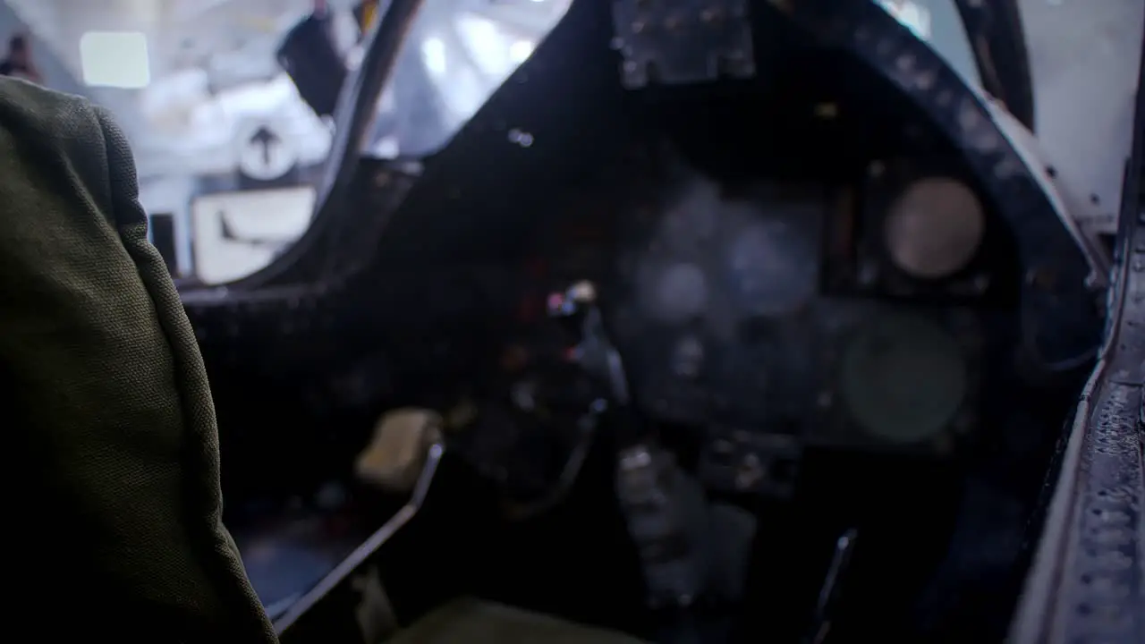 Explore Fighter Jet's Open Cockpit View