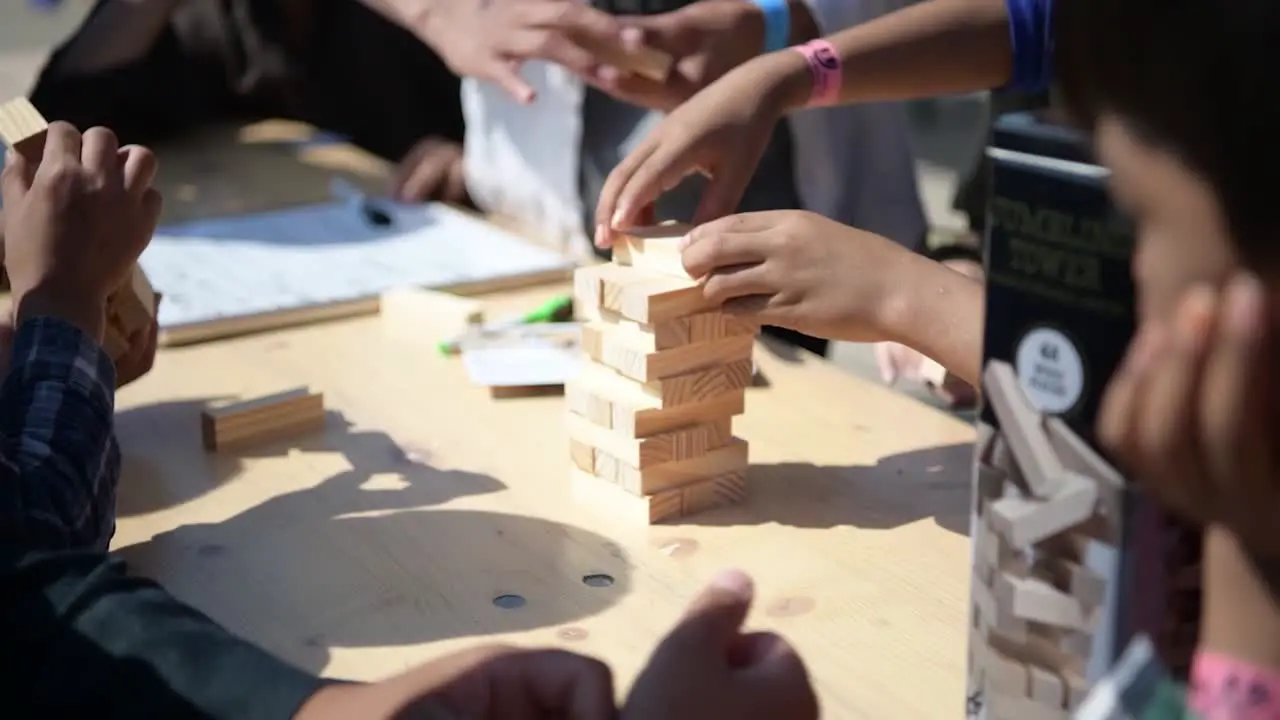 Us Air Force Airmen Play Jinga With Afgani Children Awaiting Processing After Evacuation From Kabul By Biden Administration Ramstein Afb Germany