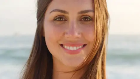 Beach beauty and a woman on vacation