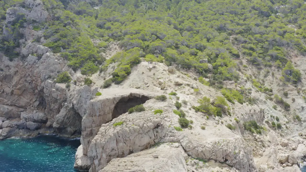 Natural park in Ibiza Island Spain