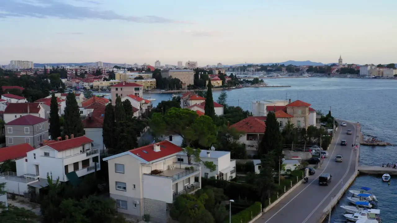 Croatia from above Zadar Adriatic Sea