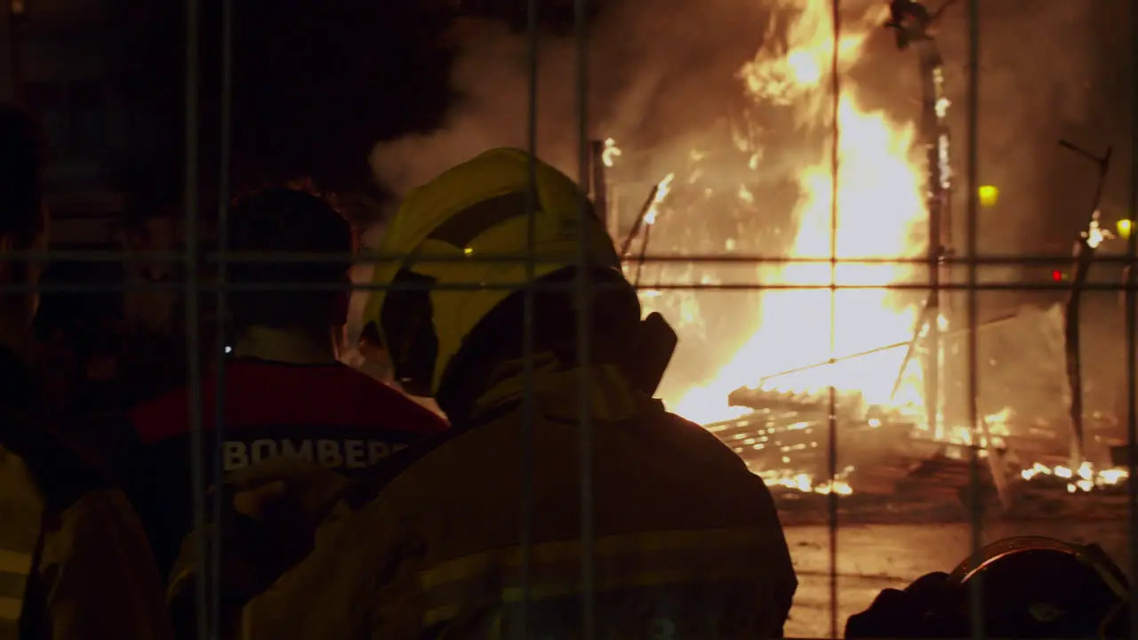 Last night of Las Fallas in Valencia