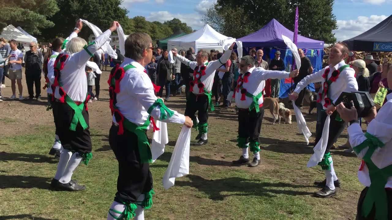 The Greensleeves Morris Men keeping a fun English tradition alive at the Wimbledon and Putney Commons Open Day in South London