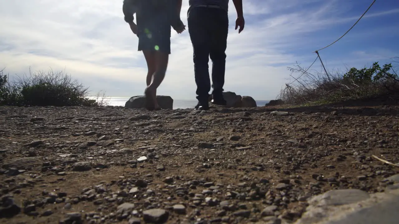 Malibu Couple on rock