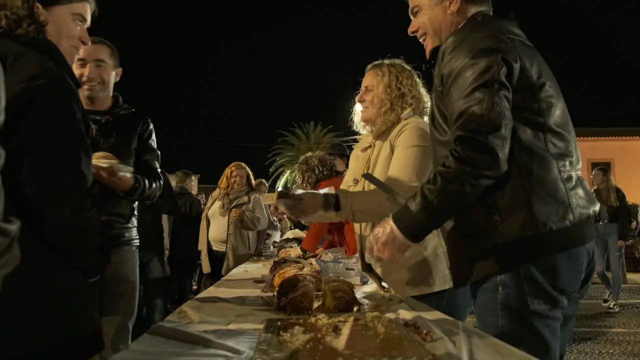 People night Gathering to celebrate Portuguese Tradition Porto Santo