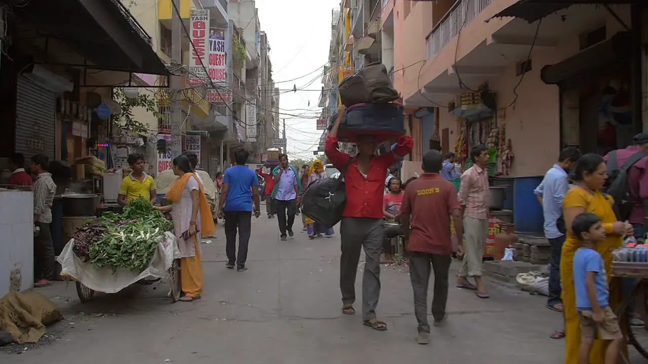 Busy Indian Side Street