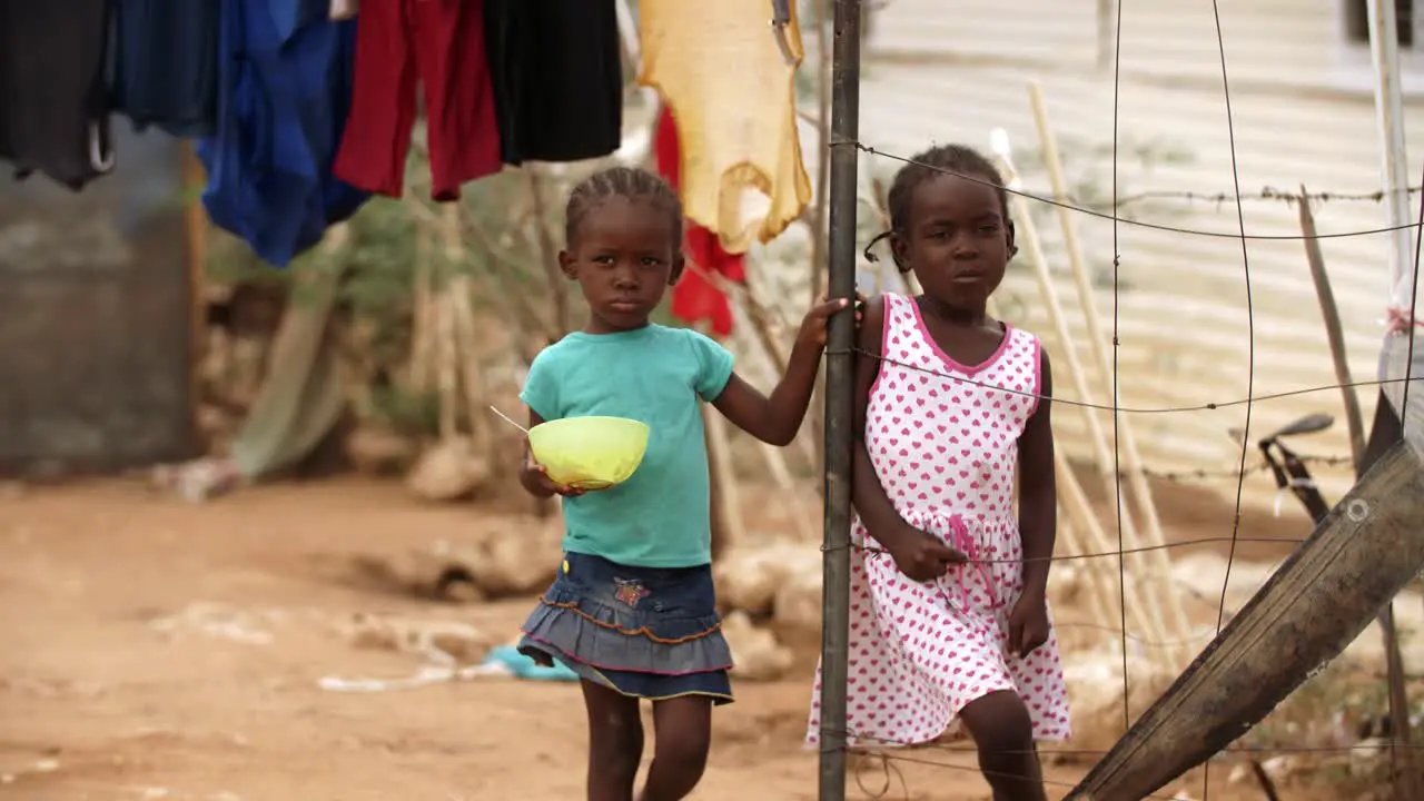 Cute African Kids in street