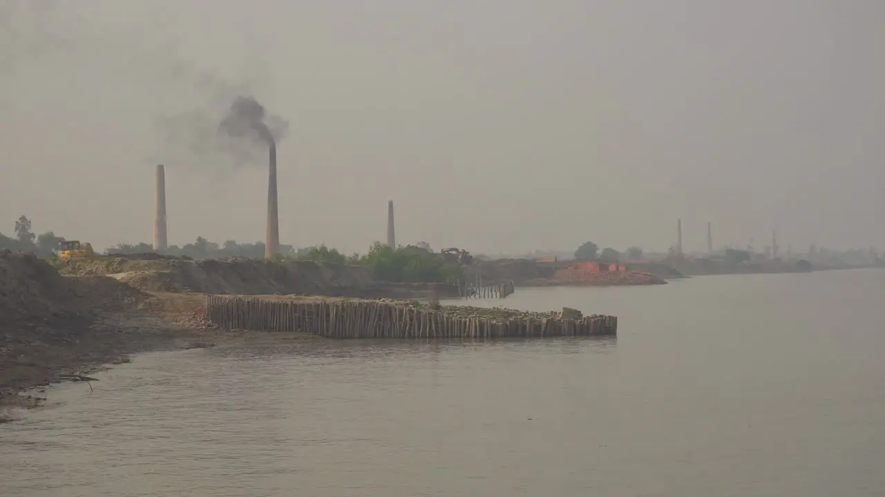 Brick industry is one of the various industries developed on the banks of the Ganges