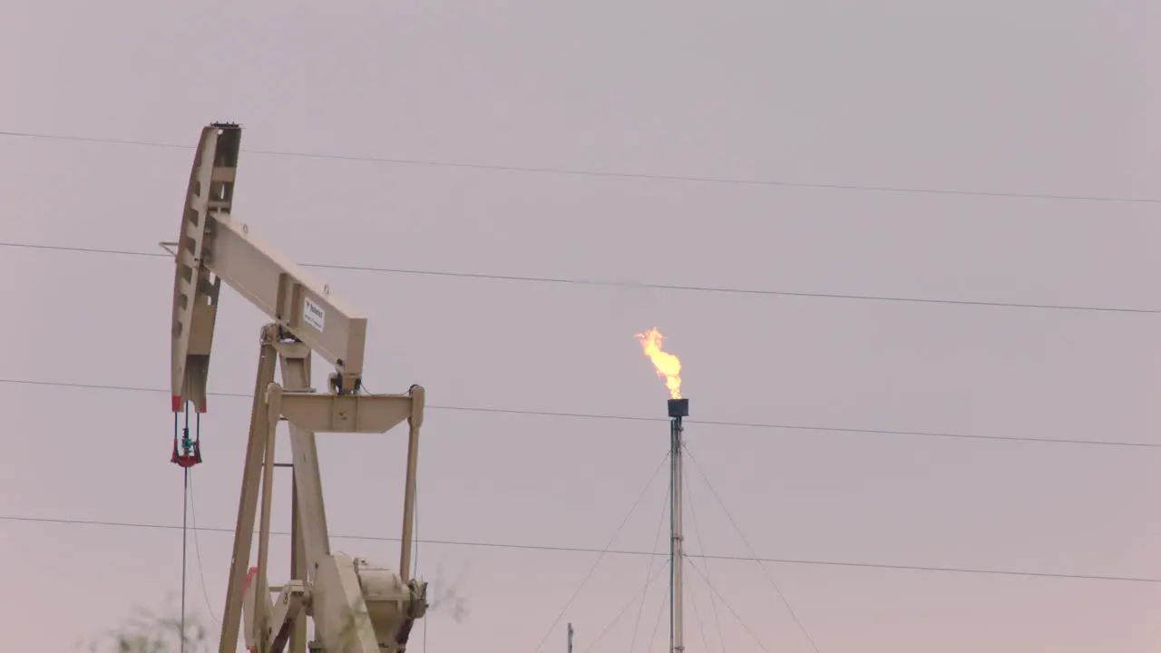 An oil well pumping in Pecos Texas an January of 2024