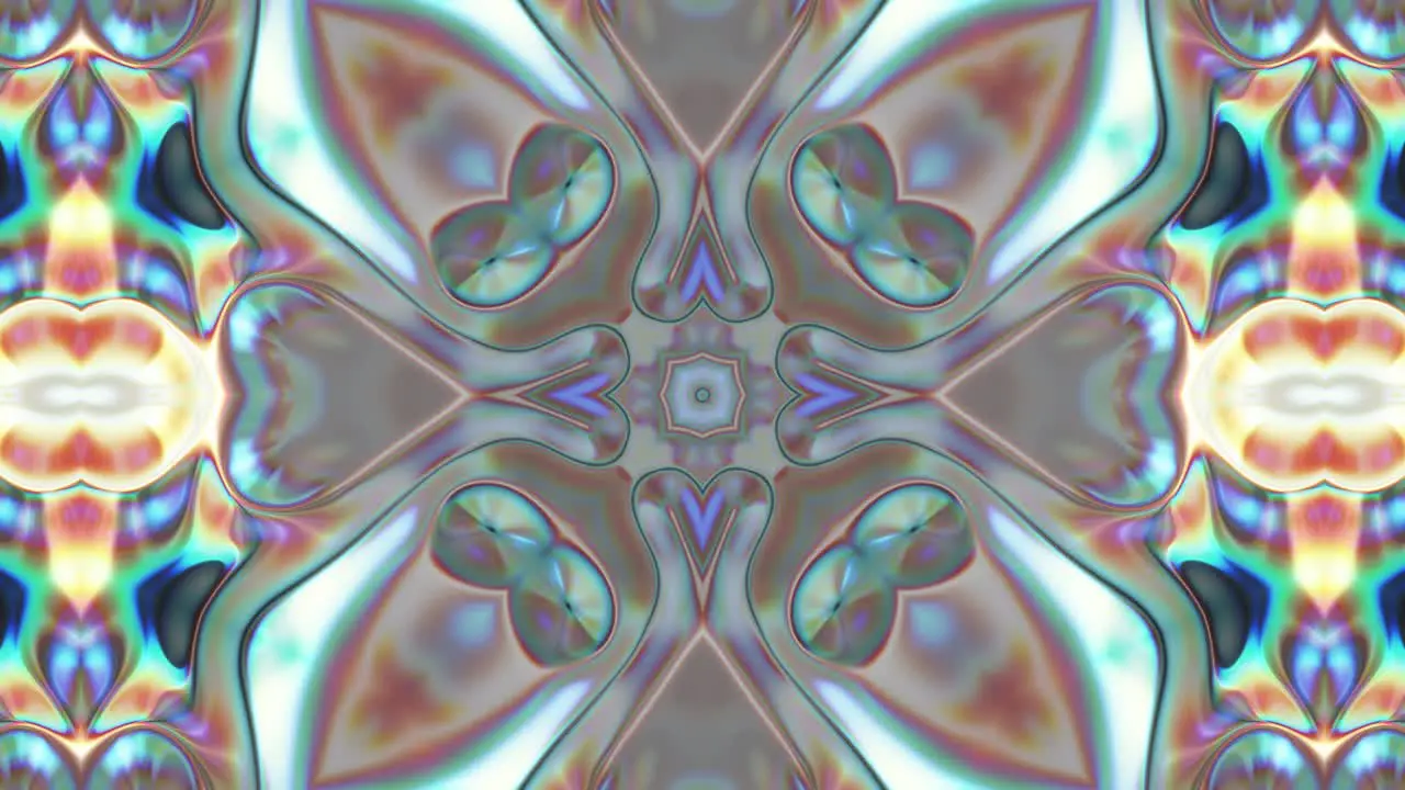 Multicolored Kaleidoscope Patterns Abstract Looping Animation