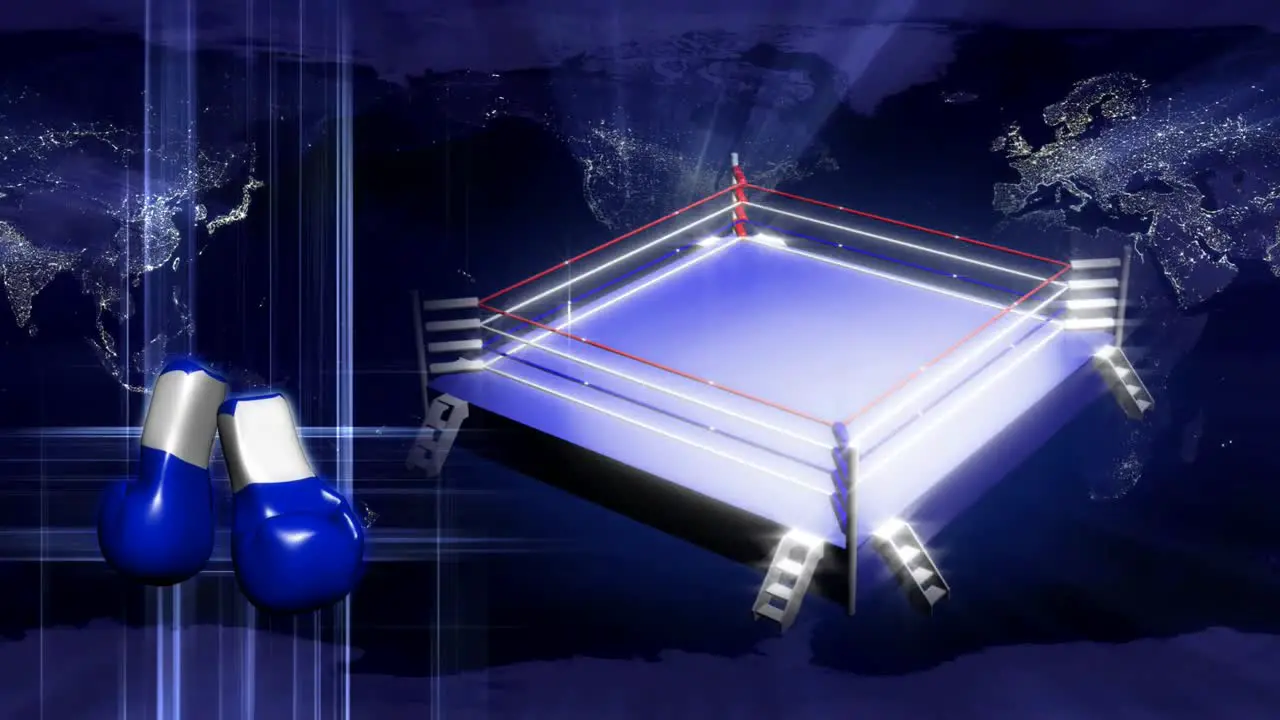 Boxing Ring Earth Concept