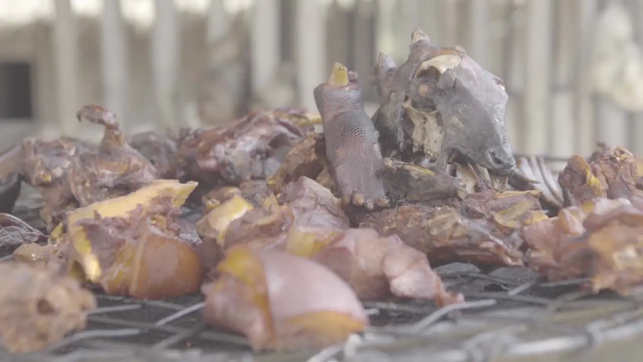 Smoking Bushmeat Nigeria 06