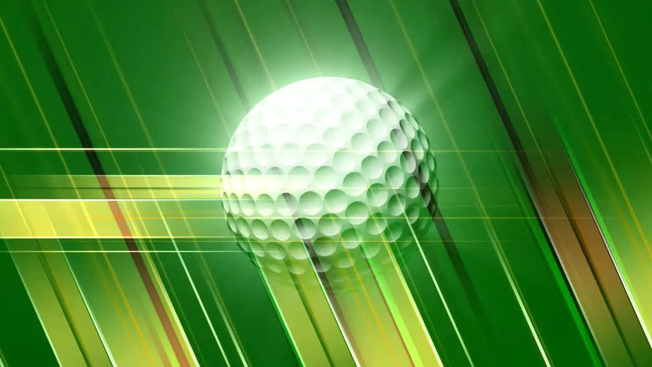 Spinning Golf Ball Background