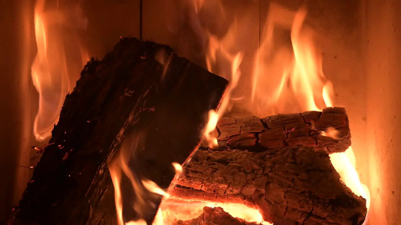 fireplace at home during Christmas xmas holiday cold winter atmosphere