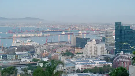 Skyline landscape and Cape Town city background