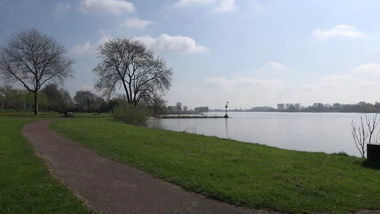 Netherlands Der Lek River View