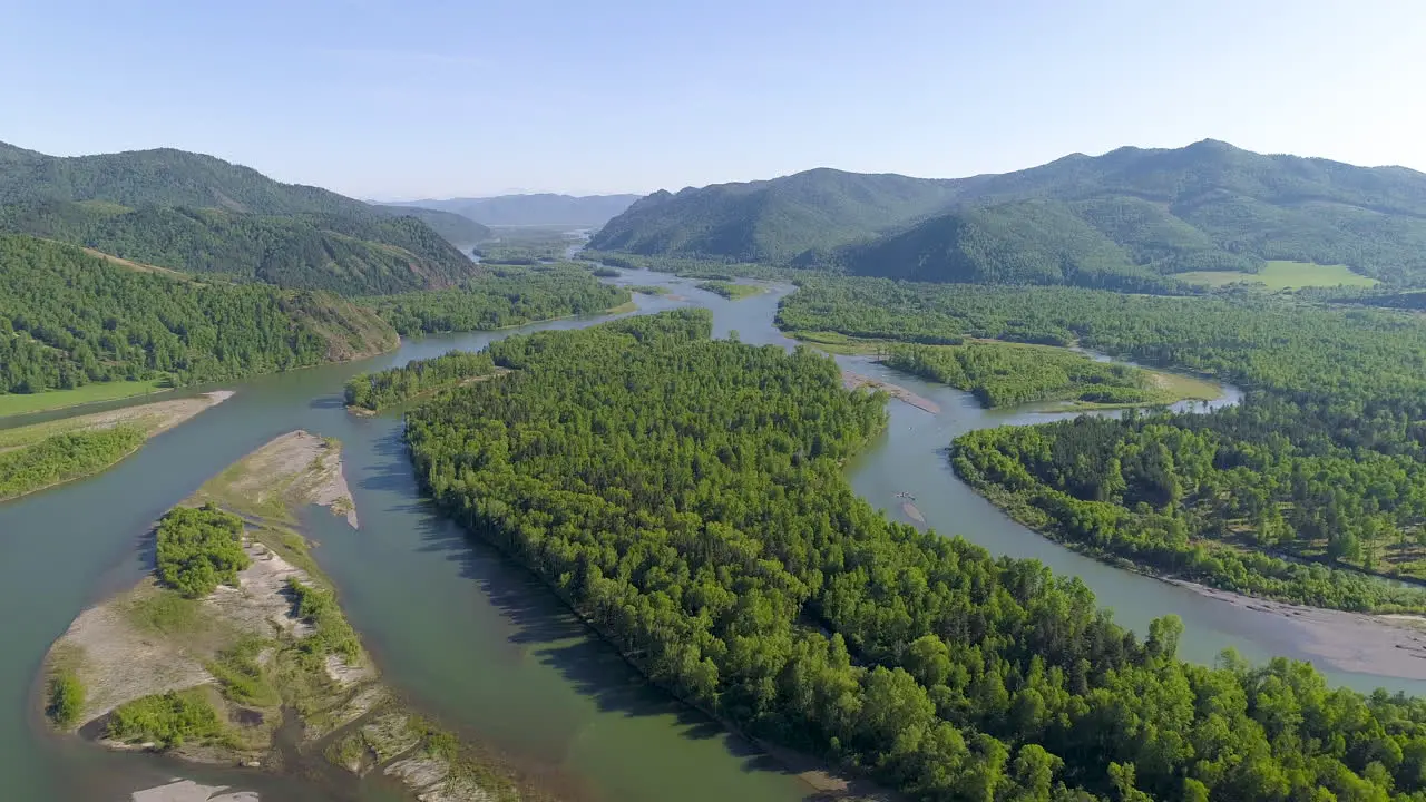 Flying Over the Delta River 2