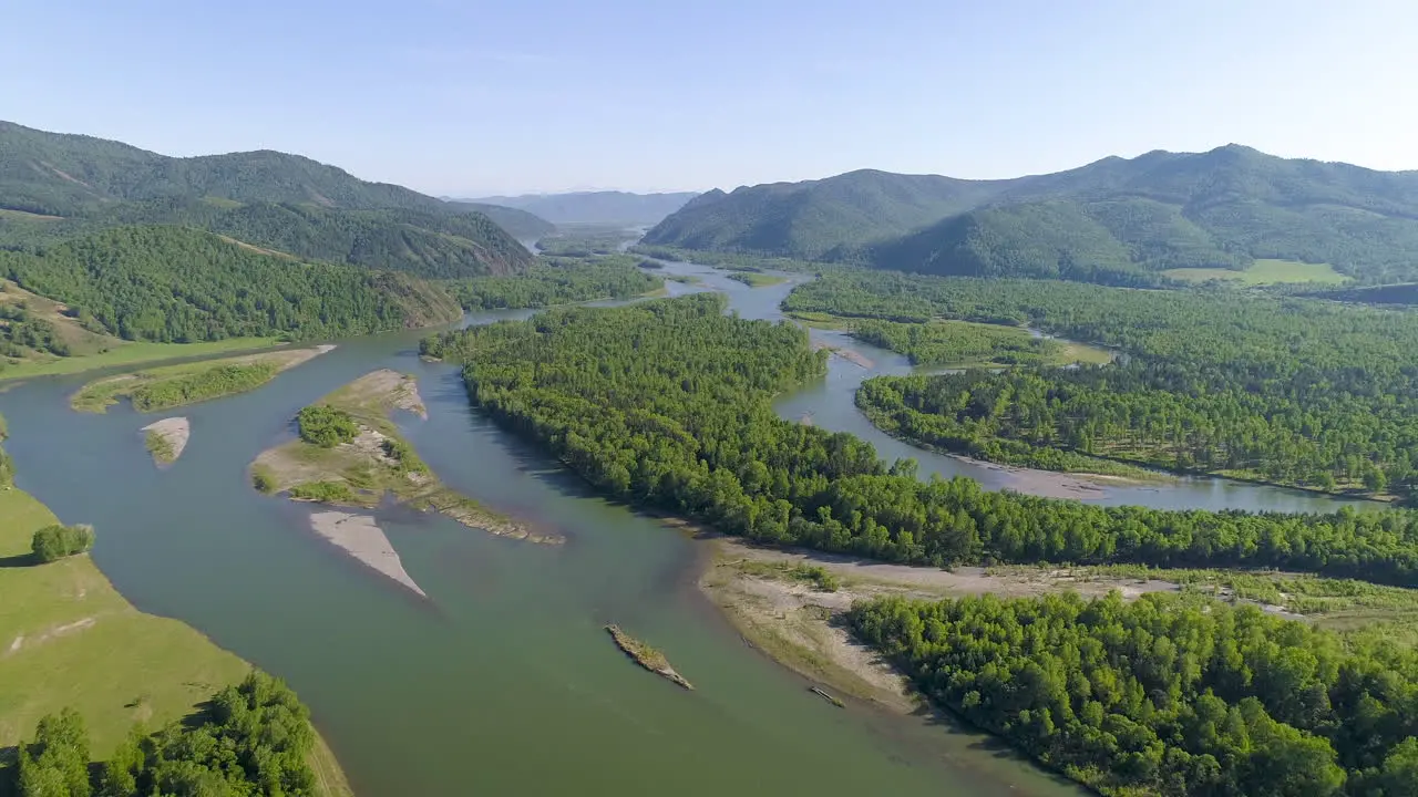 Flying Over the Delta River 3